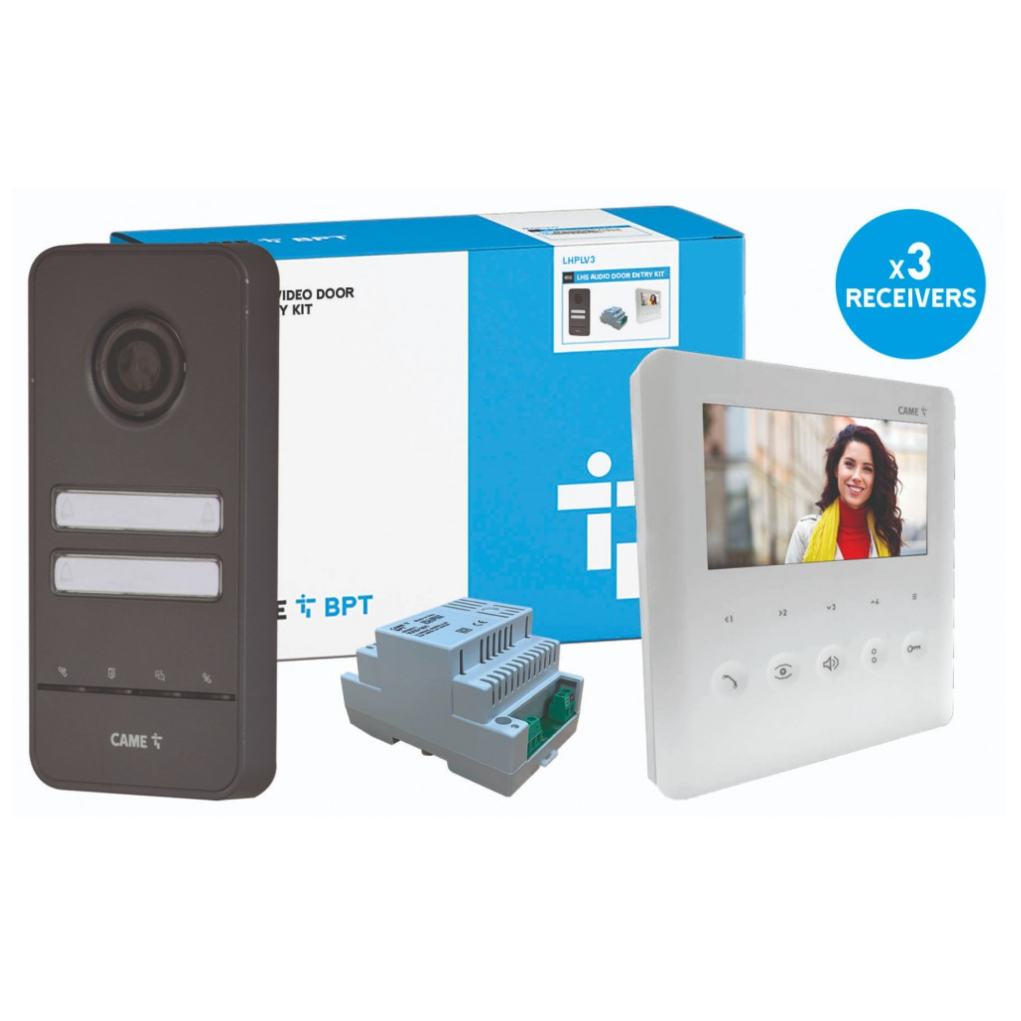 BPT LHS Series - Impact Resistant Intercom Panels with High-Definition Video and Audio