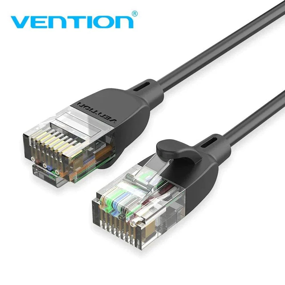 VEN-IBIBF - Vention CAT6a UTP Patch Cord Cable 1M Black