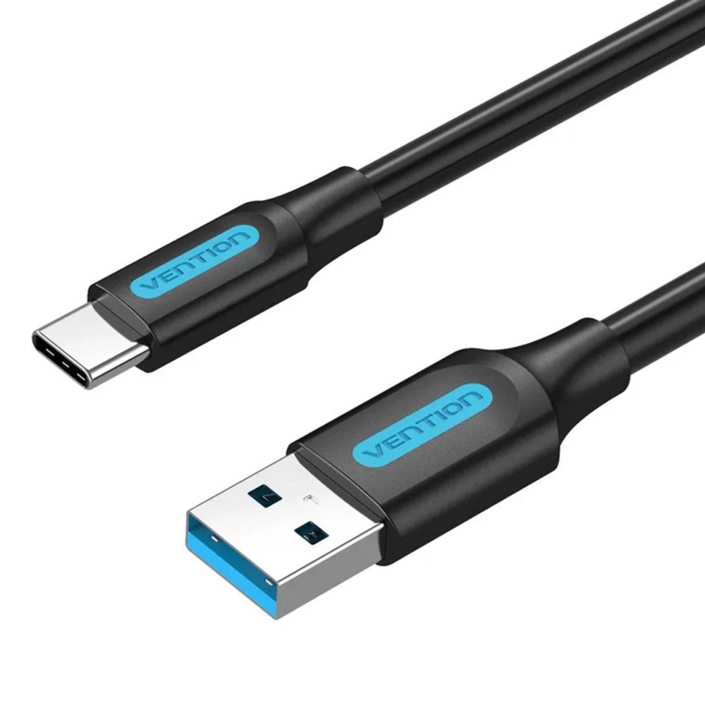 VEN-COZBH - Vention USB 3.0 A Male to C Male Cable 2M Black PVC Type