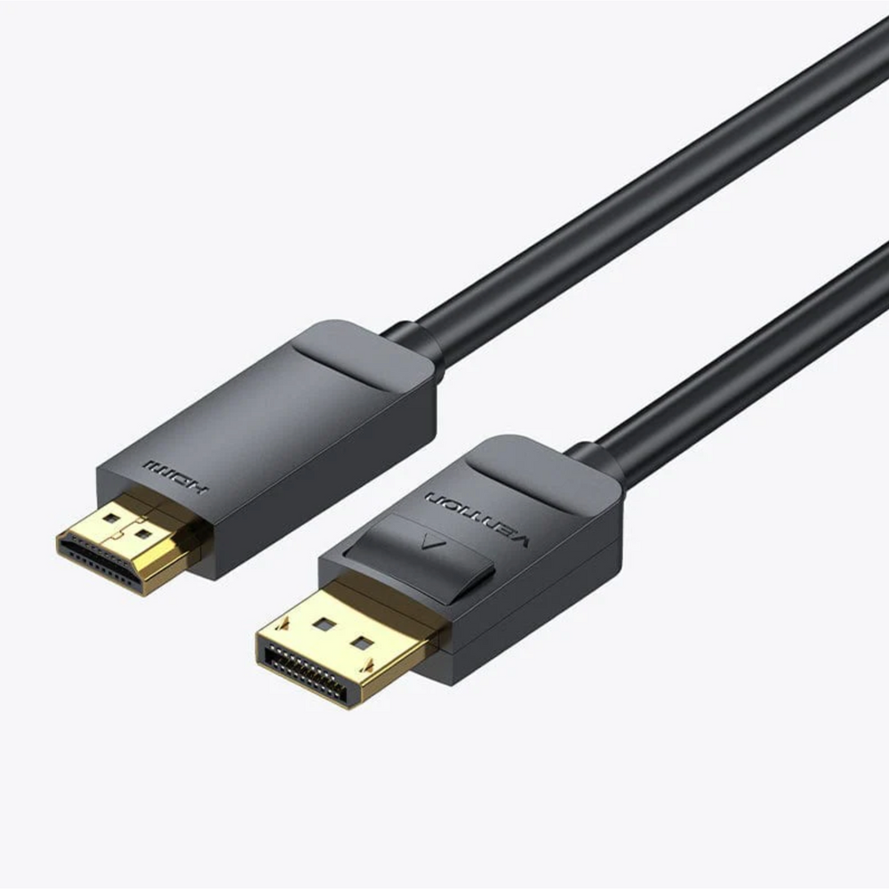 VEN-HAGBI - Vention 4K DisplayPort to HDMI Cable 3M Black