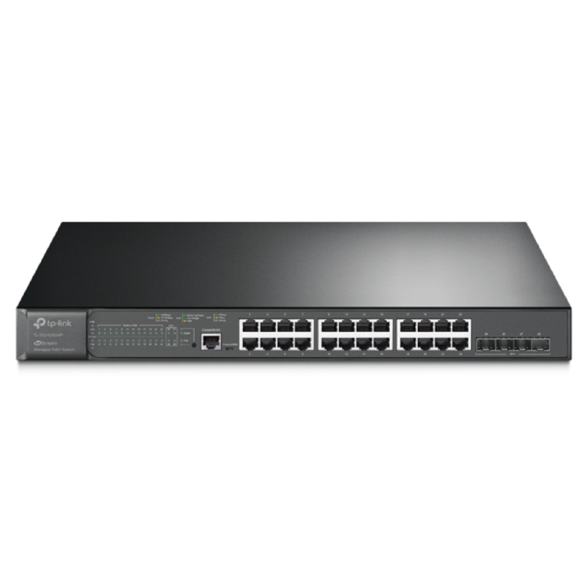 TL-SG3428XMP - TP-Link Omada TL-SG3428XMP 28-Port Gigabit Smart Switch with 4 x SFP+, 24-Port PoE+ (Max 384W)