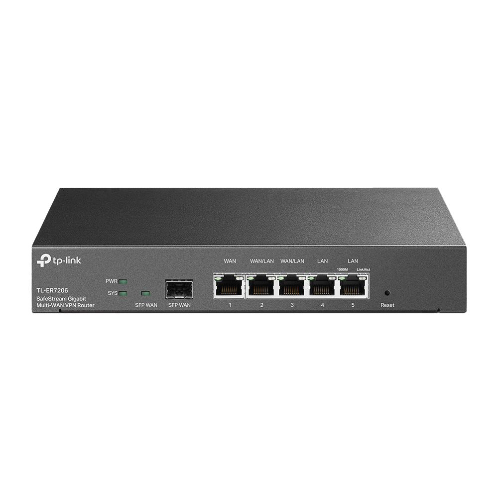 TL-ER7206 - TP-LINK SafeStream Gigabit Multi-WAN VPN Router Omada SDN