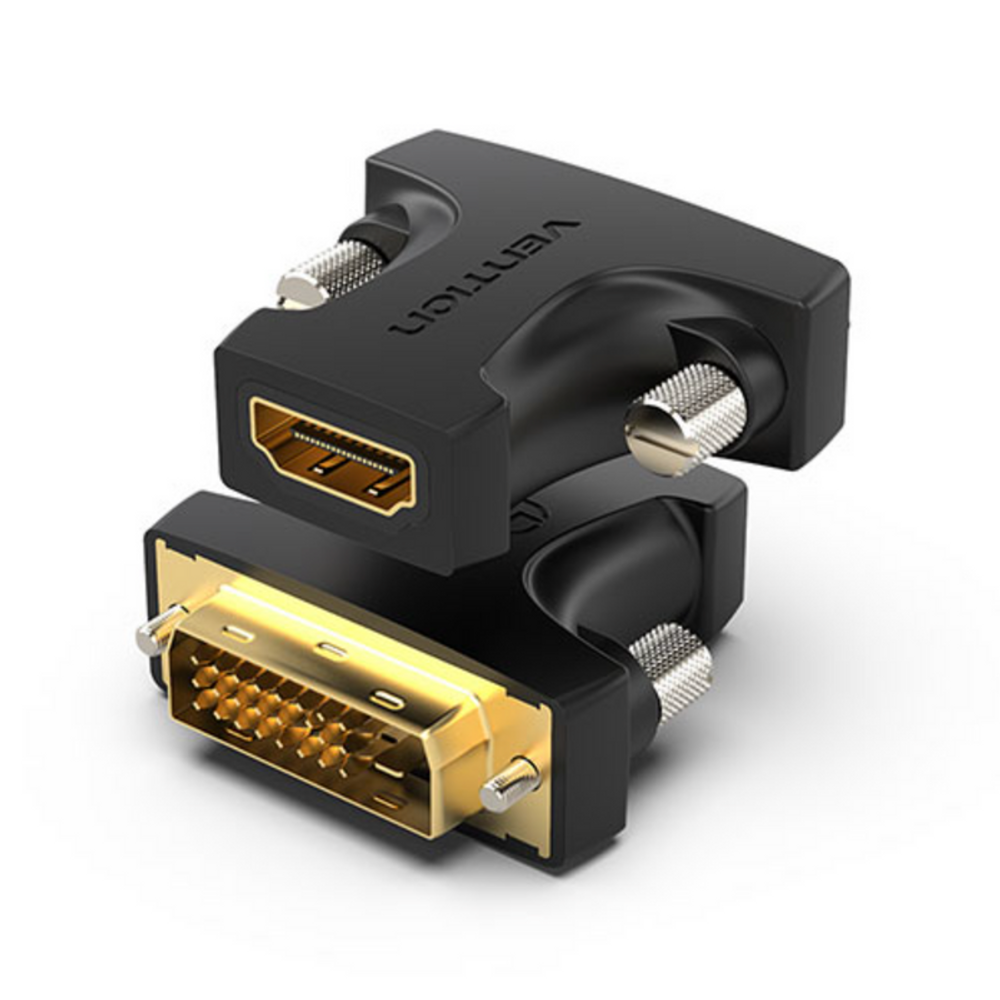 VEN-AILB0 - Vention HDMI Female to DVI (24+1) Male Adapter Black