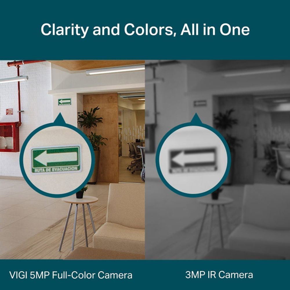 TL-VIGIC450(4MM) - TP-Link VIGI C450 (4mm) 5MP Full-Colour Turret Network Camera