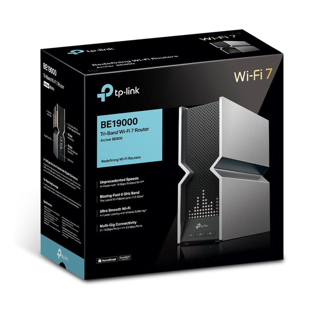 TL-ARCHERBE800 - TP-Link Archer BE800, BE19000 Tri-Band Wi-Fi 7 Router