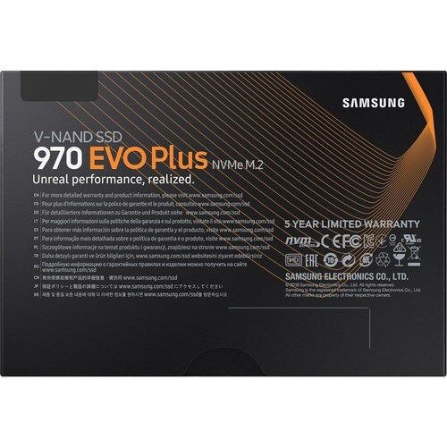 MZ-V7S500BW - Samsung 970 EVO Plus 500 GB Solid State Drive - M.2 2280 Internal - PC