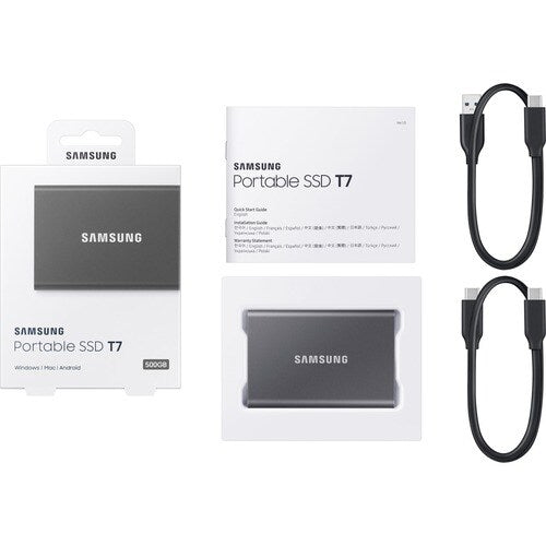 MU-PC500T/WW - Samsung T7 MU-PC500T/WW 500 GB Portable Solid State Drive - External -