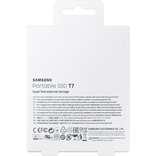 MU-PC500T/WW - Samsung T7 MU-PC500T/WW 500 GB Portable Solid State Drive - External -