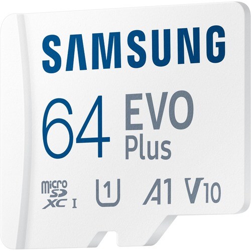 MB-MC64KA/APC - Samsung EVO Plus 64 GB Class 10/UHS-I (U1) V10 microSDXC - 130 MB/s Re