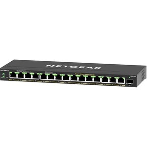 Netgear GS316EP Ethernet Switch - 16 Ports - Gigabit Ethernet - 10/100