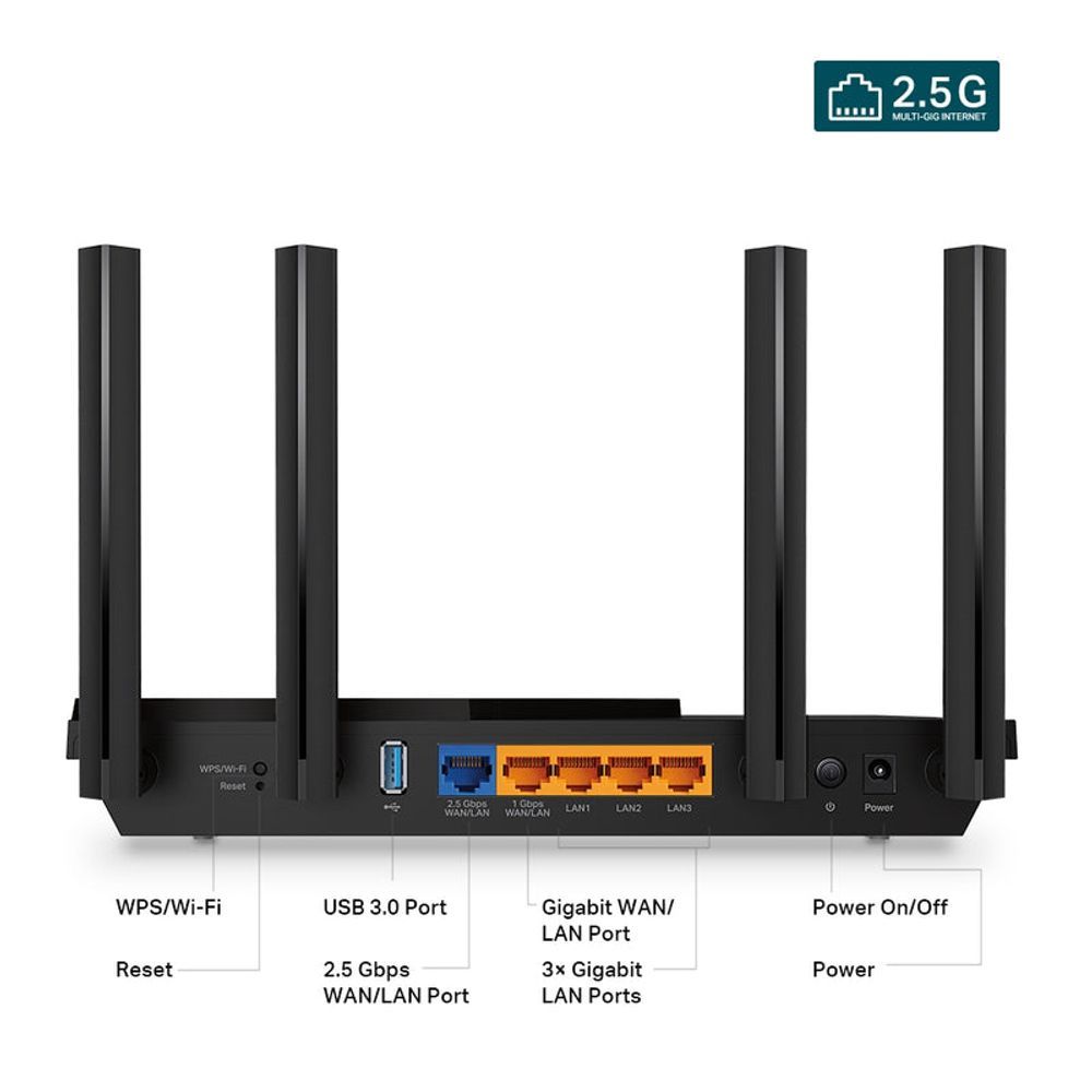 TL-ARCHERAX55PRO - TP-Link ARCHER AX55 PRO AX3000 Dual-Band Wi-Fi 6 Router