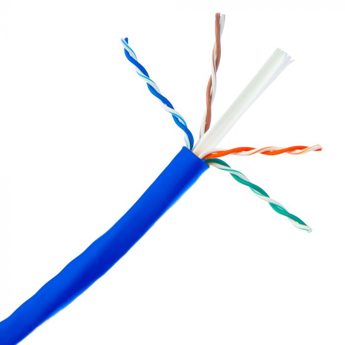 HDS-1LN6-UE-W-Blue - 305m CAT6 UTP Network Cable Roll – Blue Colour – 0.53mm 99.95% Oxygen-Free Solid Copper – 23AWG