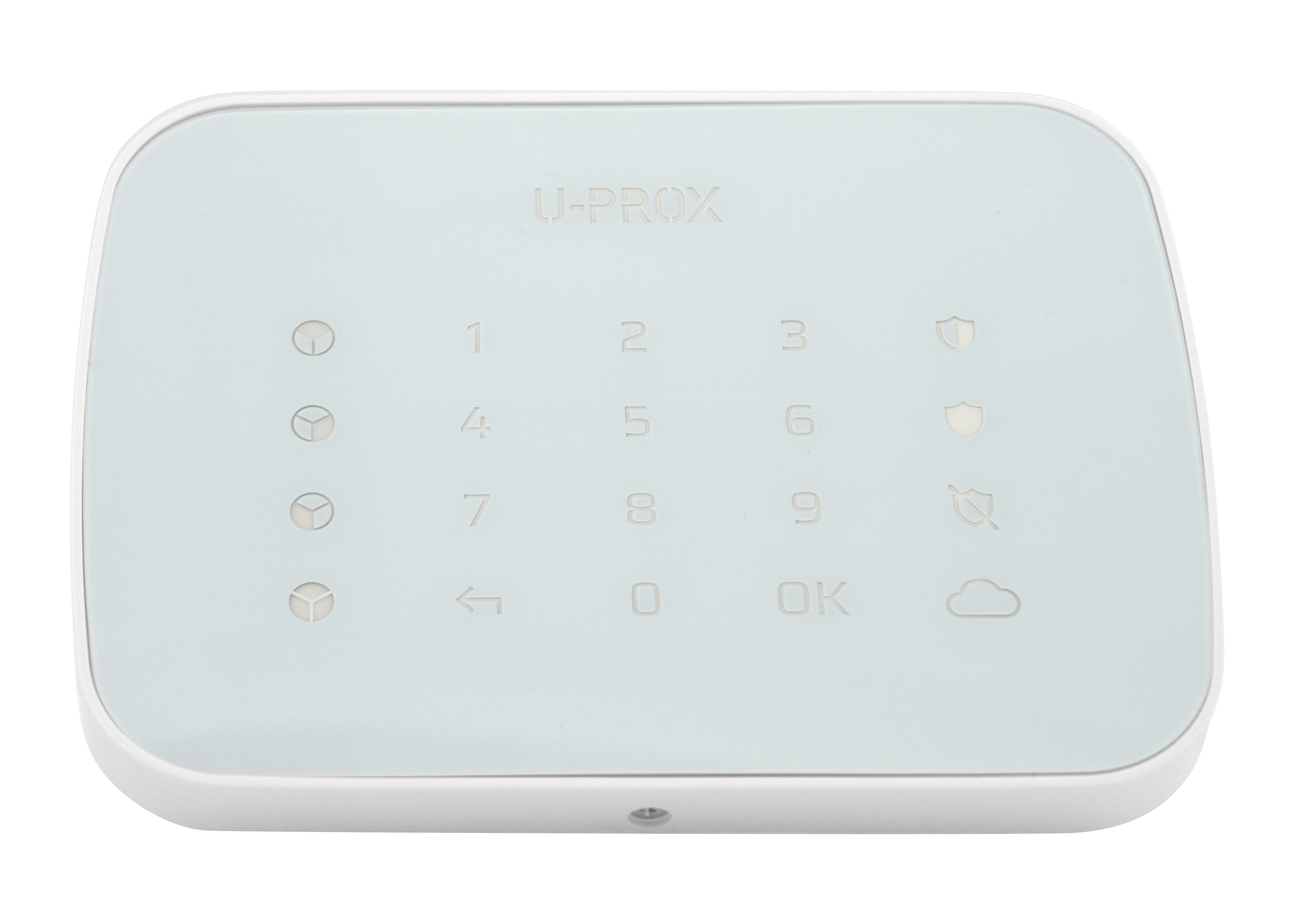 U-Prox Keypad G4 - Wireless Keypad with a touch surface and buttons for managing four groups Black