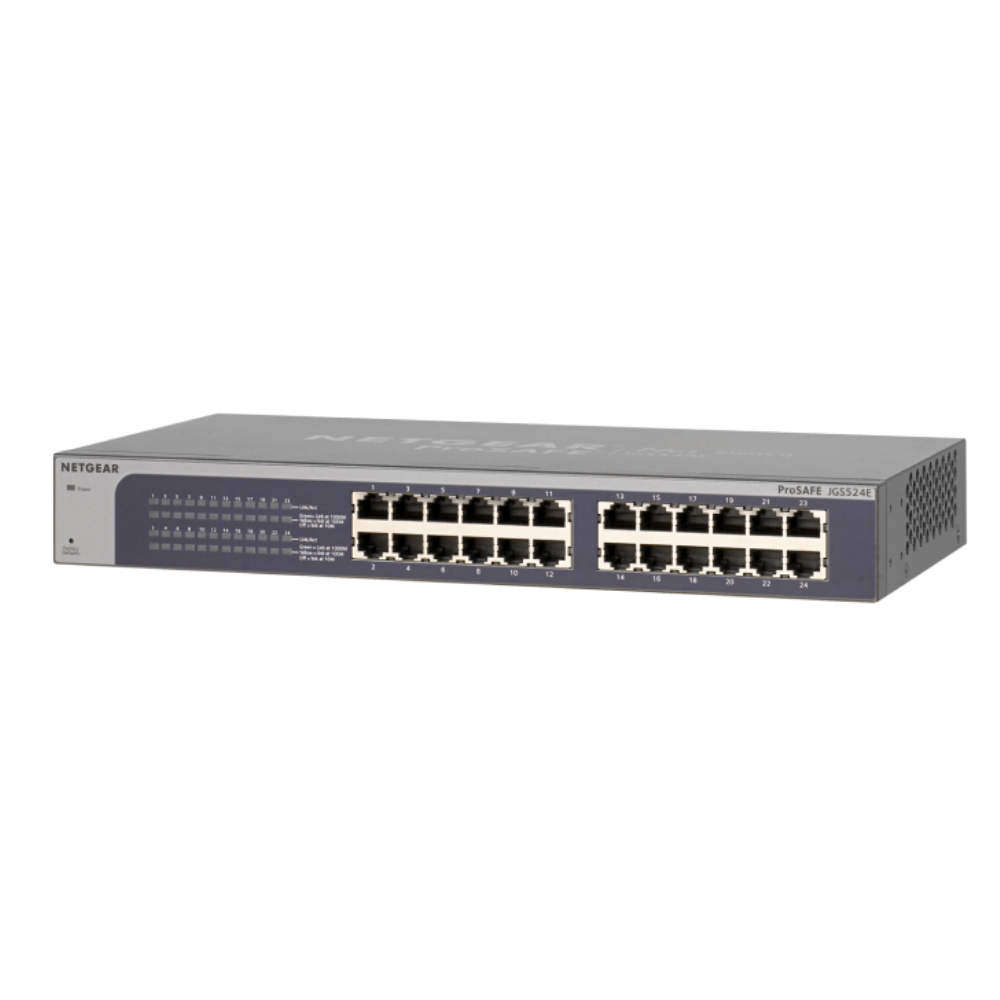 Netgear JGS524AU-C - 24-port Gigabit Unmanaged Rackmount Switch, ProSAFE