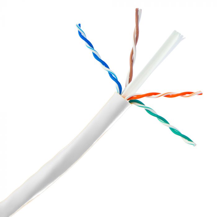 HDS-1LN6-UE-W-White - 305m CAT6 UTP Network Cable Roll – White Colour – 0.53mm 99.95% Oxygen-Free Solid Copper – 23AWG (Copy)