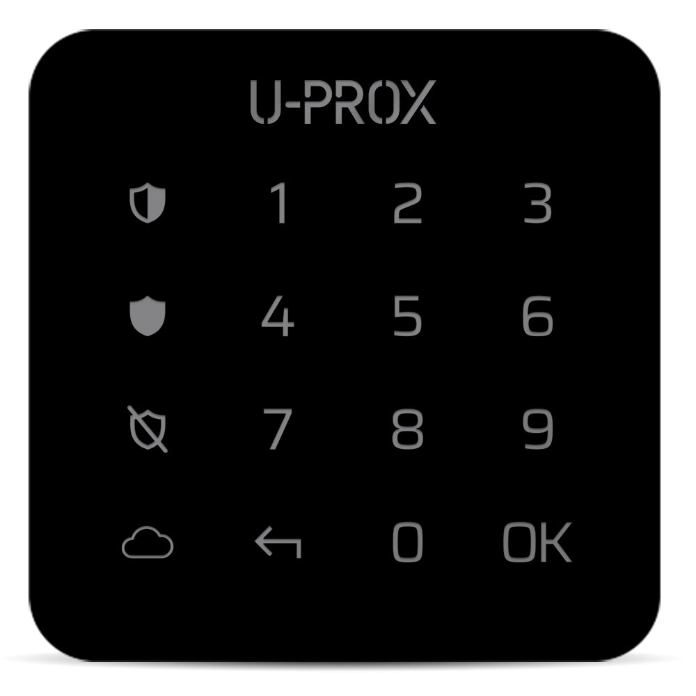 U-Prox Keypad G1 - Wireless Miniature keypad with touch surface for one group