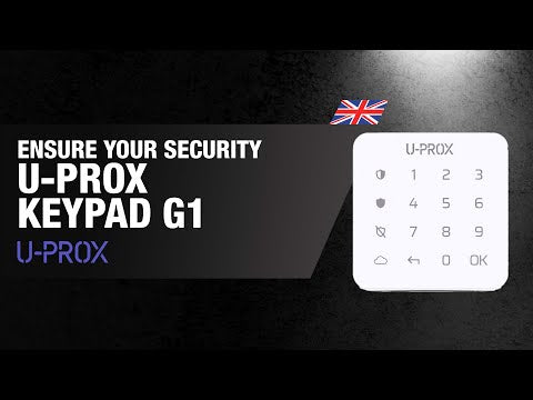 U-Prox Keypad G1 - Wireless Miniature keypad with touch surface for one group Black-3