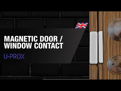 U-Prox Wireless Magnetic Door Contact with lithium battery. Wired input and customizable output-3