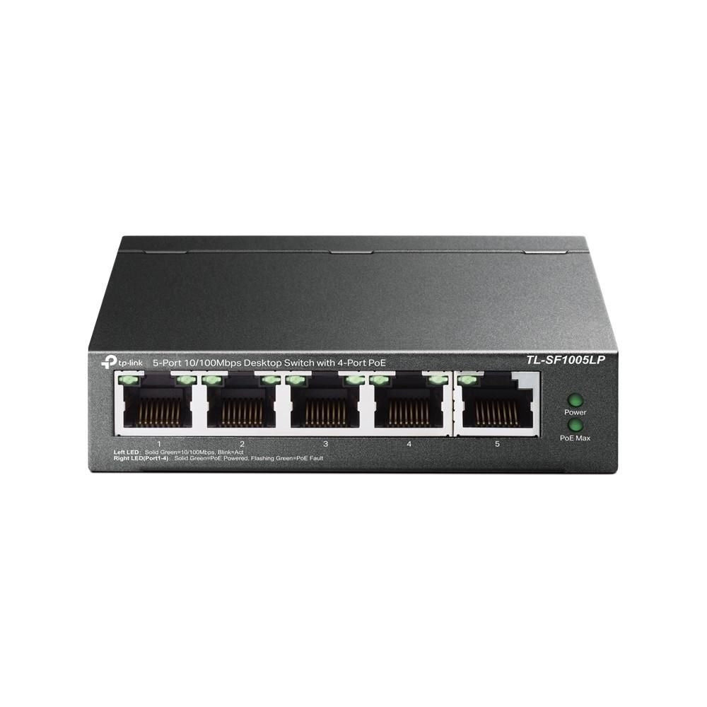 TL-SF1005LP - TP-Link TL-SF1005LP 5-Port 10/100Mbps Desktop Switch With 4-Port PoE