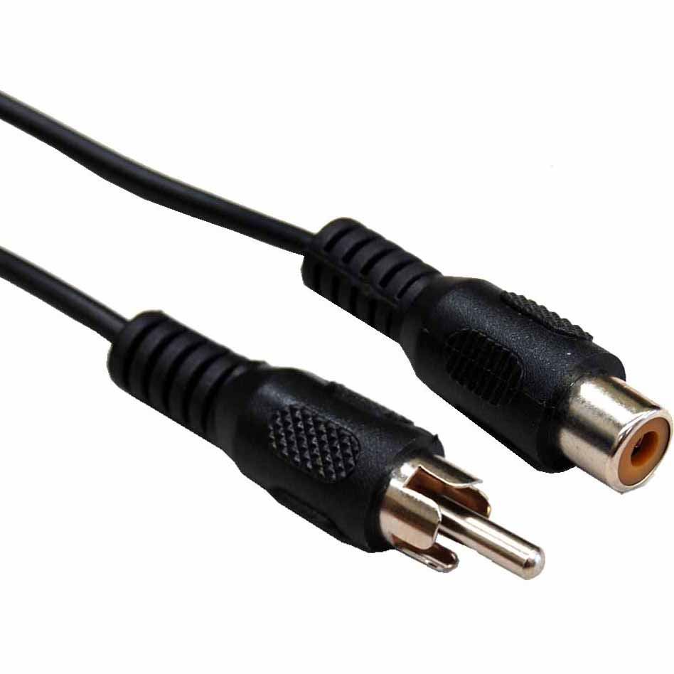 CA-RCA-MF5 - Dynamix 5m RCA Plug to Socket Extension Cable