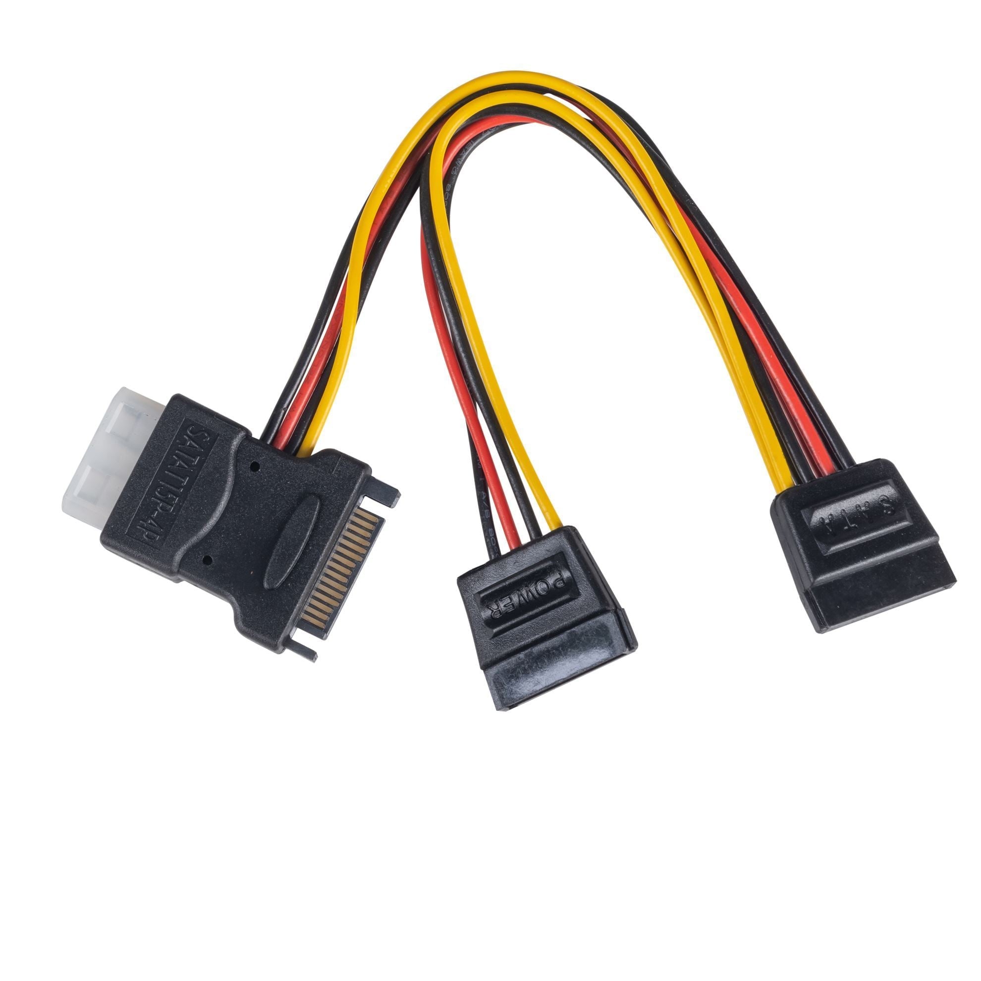 C-SATAPC04 - Dynamix Dual Port Serial ATA Power Splitter Cable, Splits 1x