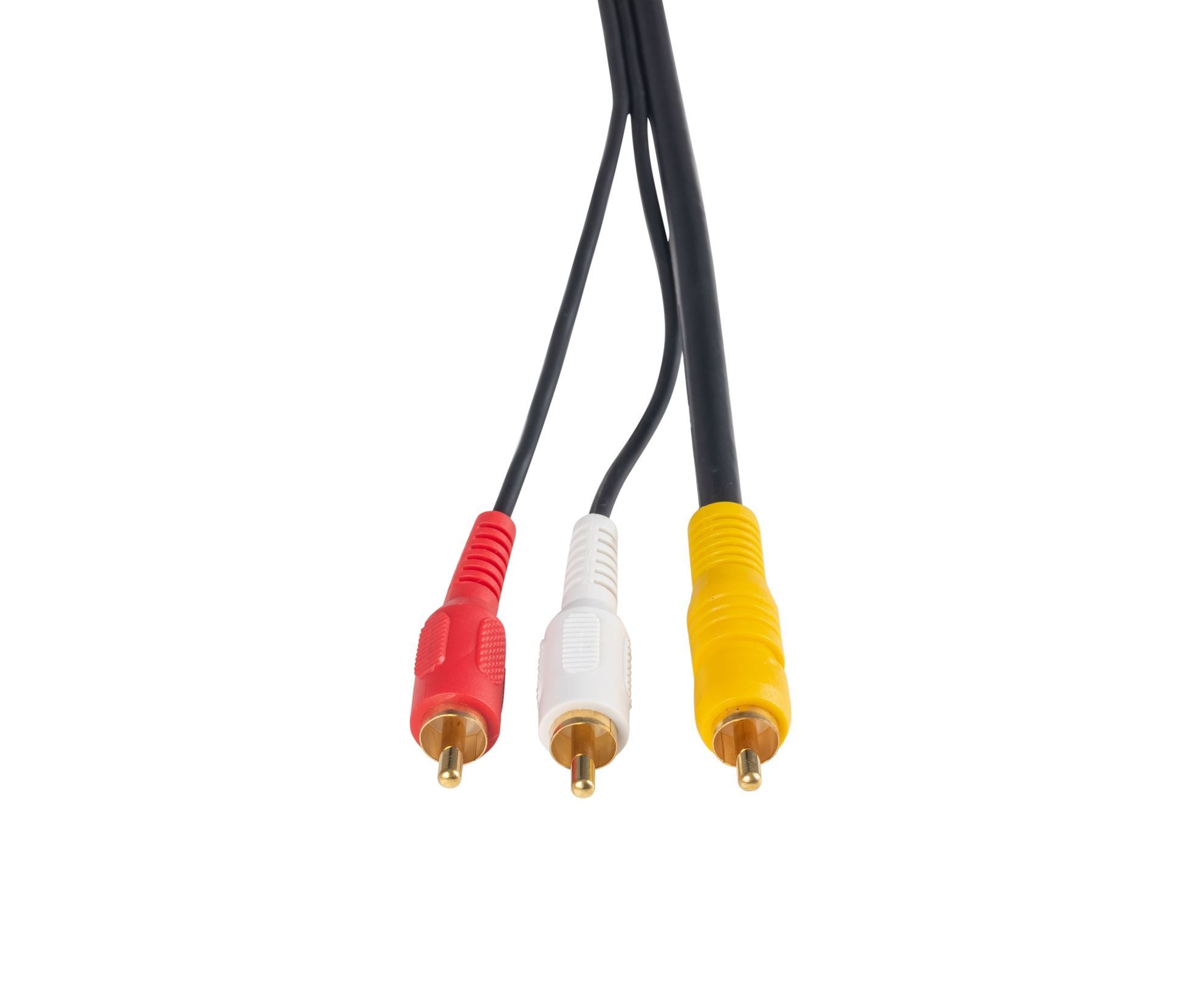 CA-3RCAV-15 - Dynamix 15m RCA Audio Video Cable, 3 to 3 RCA Plugs. Yellow RG59