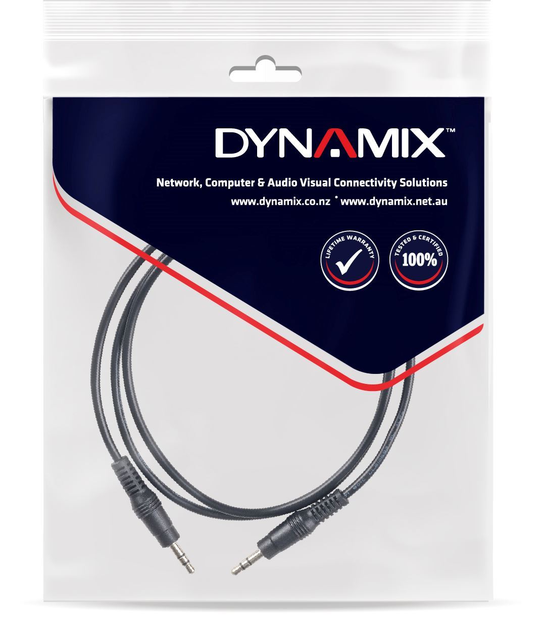 CA-ST-MM15 - Dynamix 15M Stereo 3.5mm male to male cable