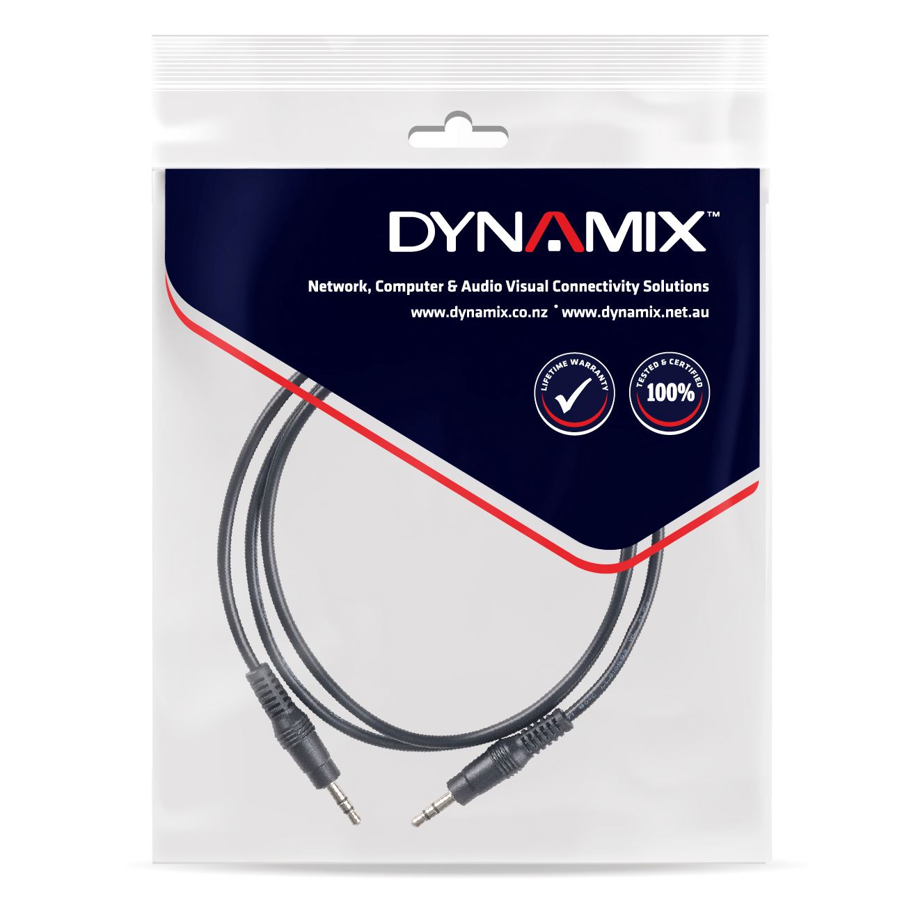 CA-ST-MM10 - Dynamix 10M Stereo 3.5mm Plug Stereo MM Cable