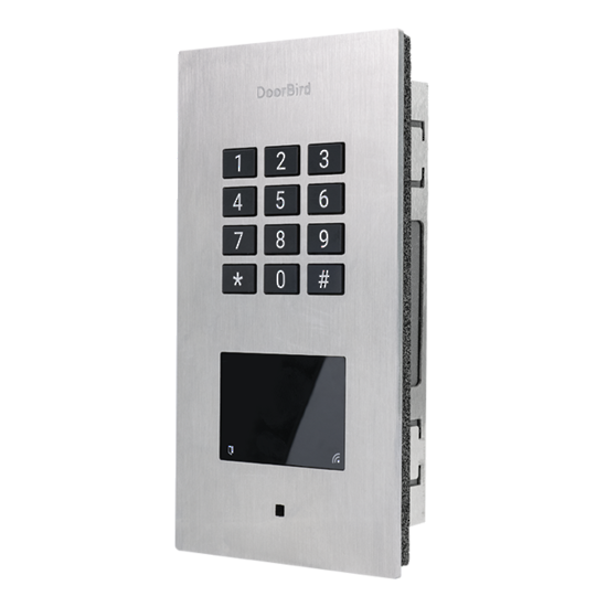 DB-A1121-FLUSH - Flush mount IP Access control Keypad Surface Mount Brushed V2A, Wiegand Interface.