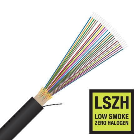 24 Core, OS2 / OS1 Singlemode, Dry, Internal / External, Riser, Fibre Optic Cable (OWAP1FAR024BK)