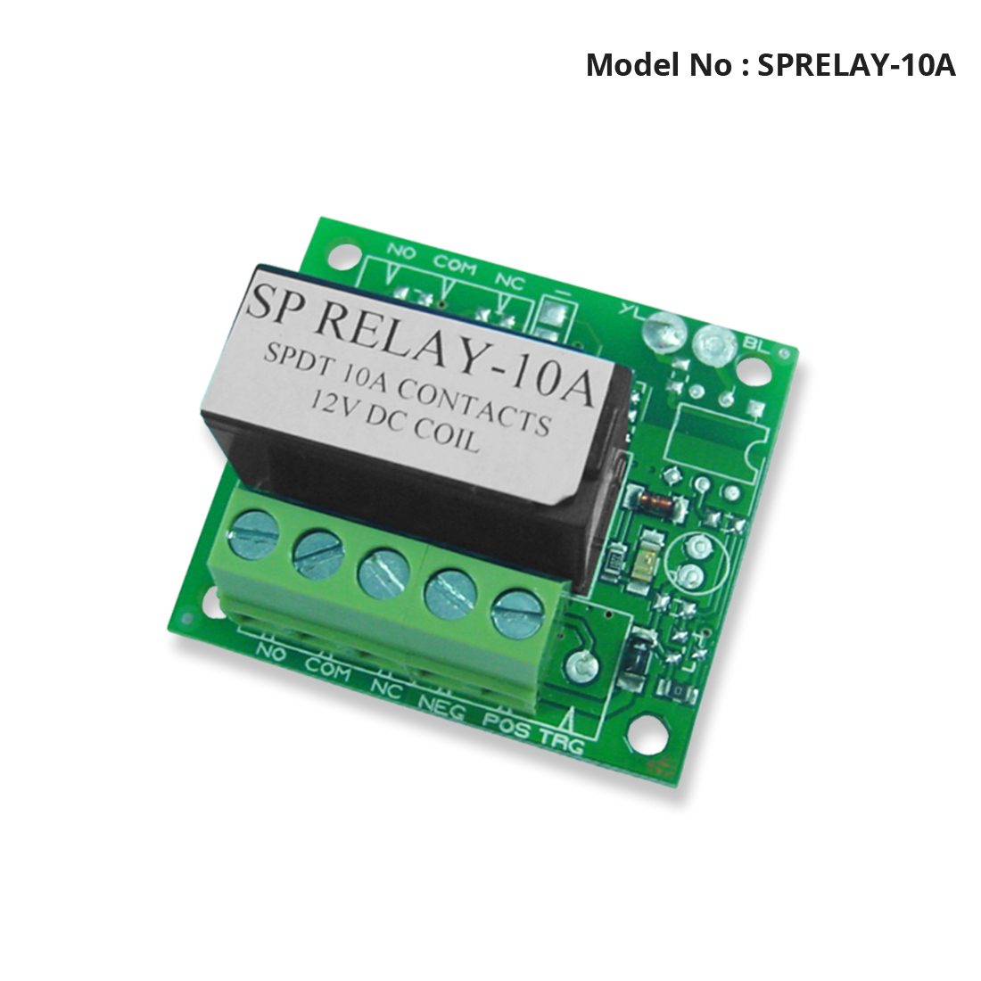 SPRELAY-10A - 10 Amp SPDT Relay Board